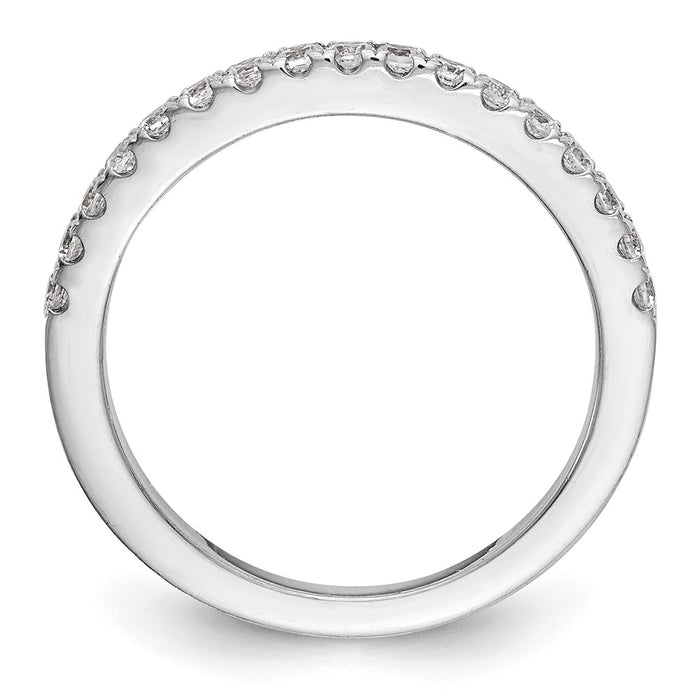 Buy Stylish 14K White Gold 1/3 Carat Diamond Eternity Wedding Band - Value!-2