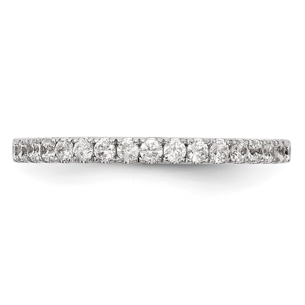 Buy Stylish 14K White Gold 1/3 Carat Diamond Eternity Wedding Band - Value!