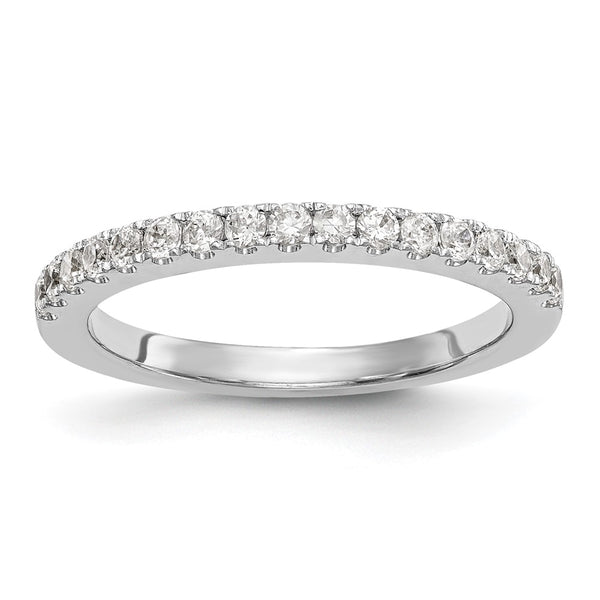 14K White Gold 1/3 Carat Diamond Eternity Wedding Band - Style GR1-1022812