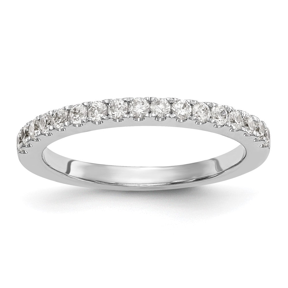 Buy Stylish 14K White Gold 1/3 Carat Diamond Eternity Wedding Band - Value!