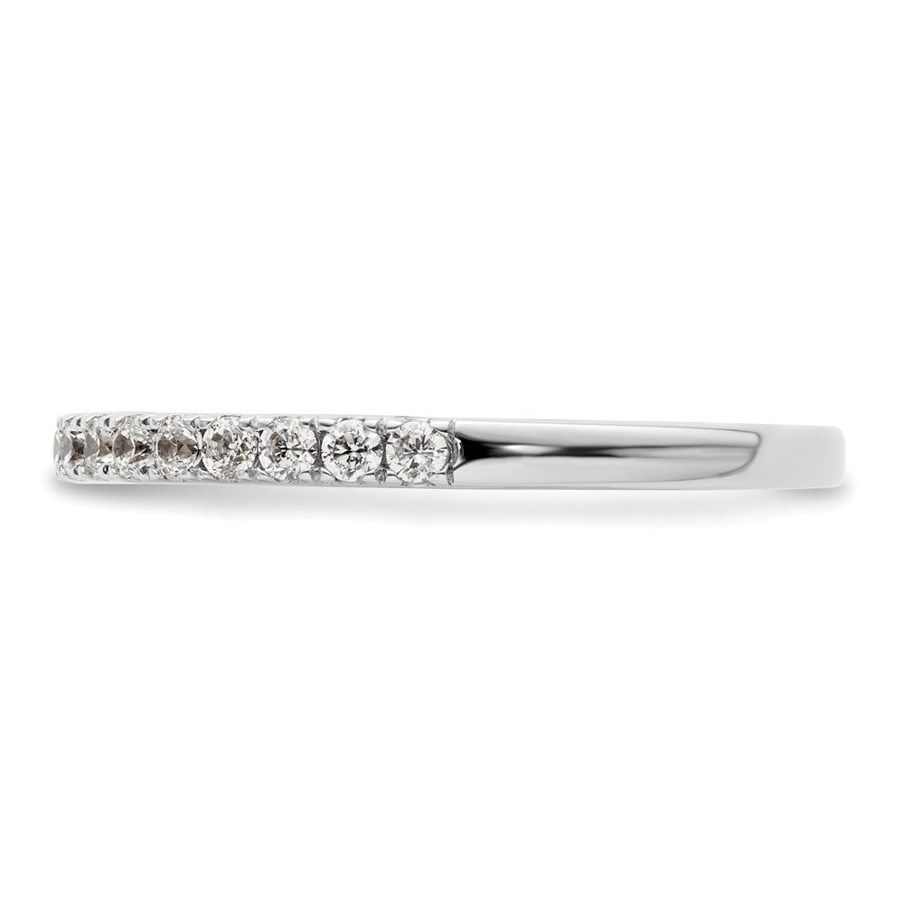 Buy Stylish 14K White Gold Wedding Band with 3/8 Carat Diamonds