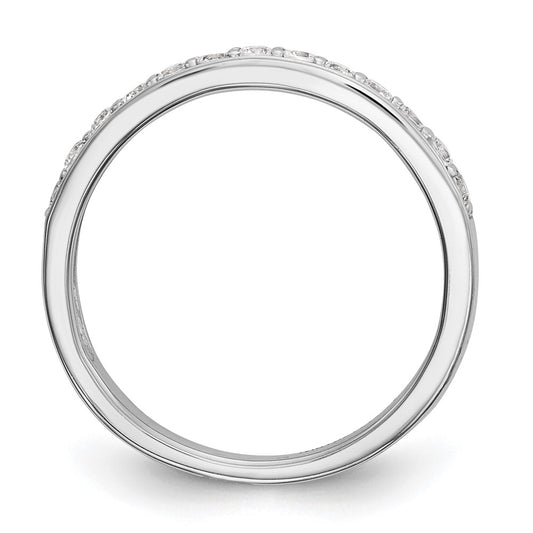 Exclusive 14K White Gold 1/3 Carat Diamond Wedding Band - Stylish Complete Set