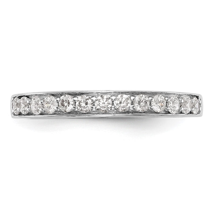 Exclusive 14K White Gold 1/3 Carat Diamond Wedding Band - Stylish Complete Set-4