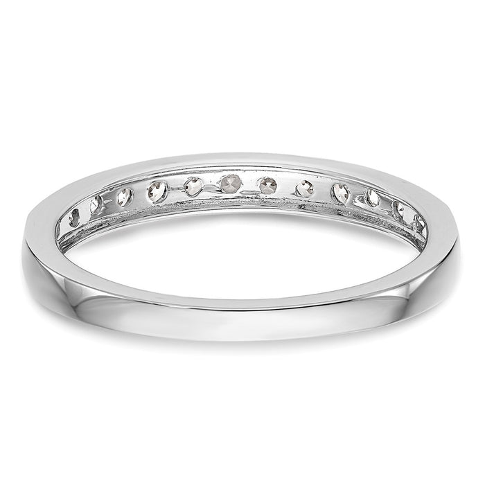 Exclusive 14K White Gold 1/3 Carat Diamond Wedding Band - Stylish Complete Set-5