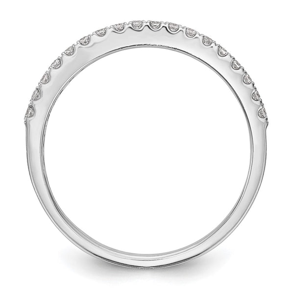 14K White Gold 1/5 Carat Diamond Eternity Wedding Band - Style GR1-1022831