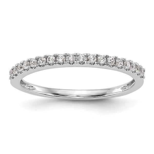 14K White Gold 1/5 Carat Diamond Eternity Wedding Band - Style GR1-1022831
