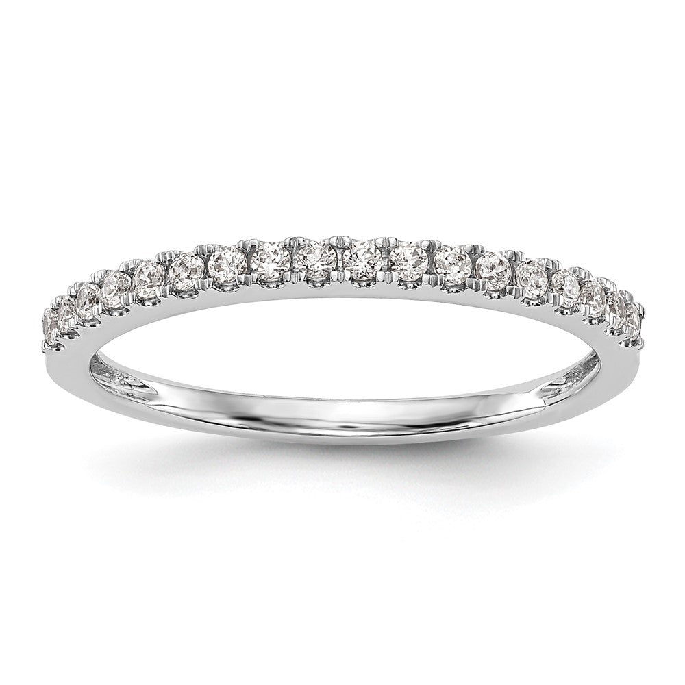 High-Quality 14K White Gold 1/5 Carat Diamond Eternity Wedding Band - Stylish Value