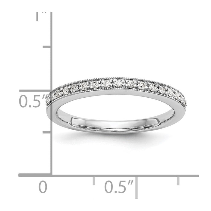 Buy Exclusive 14K White Gold Diamond Wedding Band Set - 1/4 Carat Total Weight-7