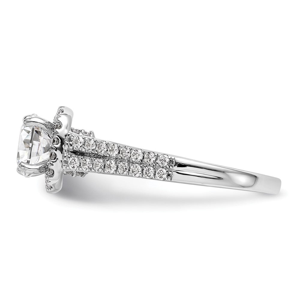 High-Quality 14K White Gold 1/2 Carat Diamond Engagement Ring - Stylish Value