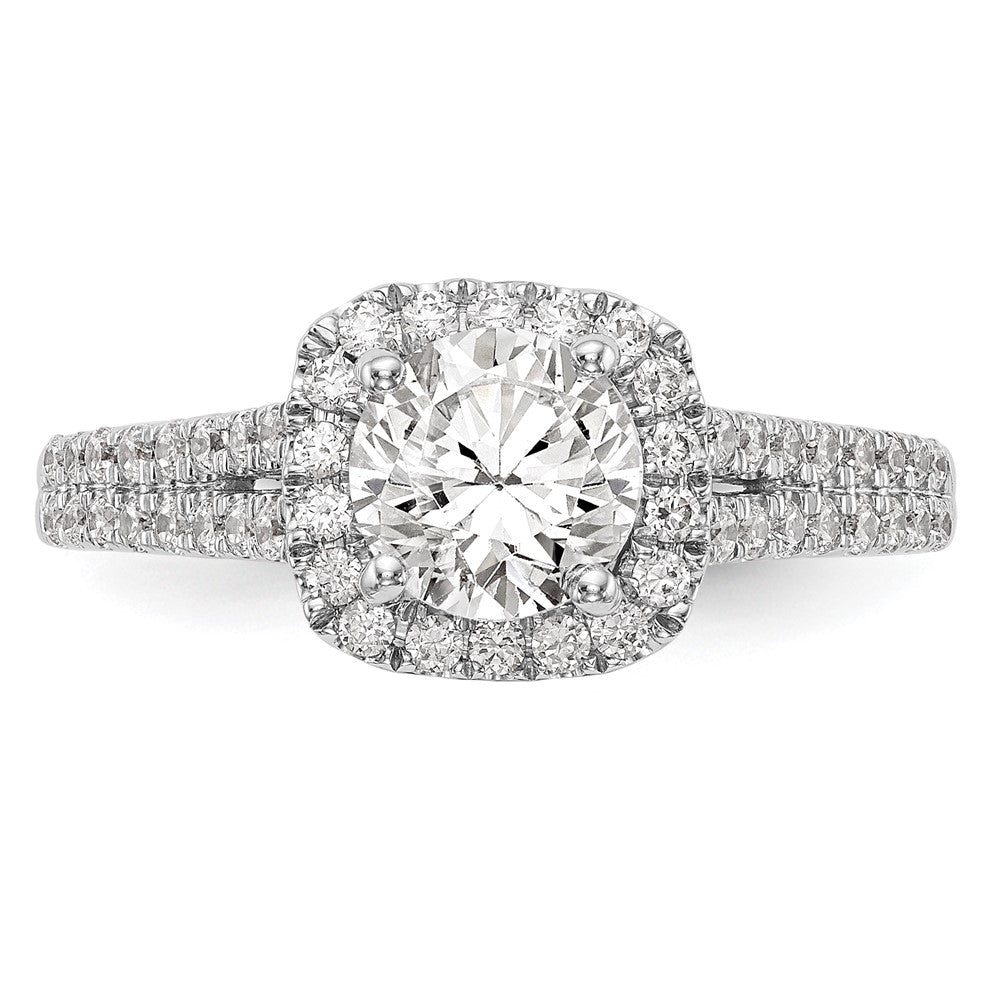 High-Quality 14K White Gold 1/2 Carat Diamond Engagement Ring - Stylish Value