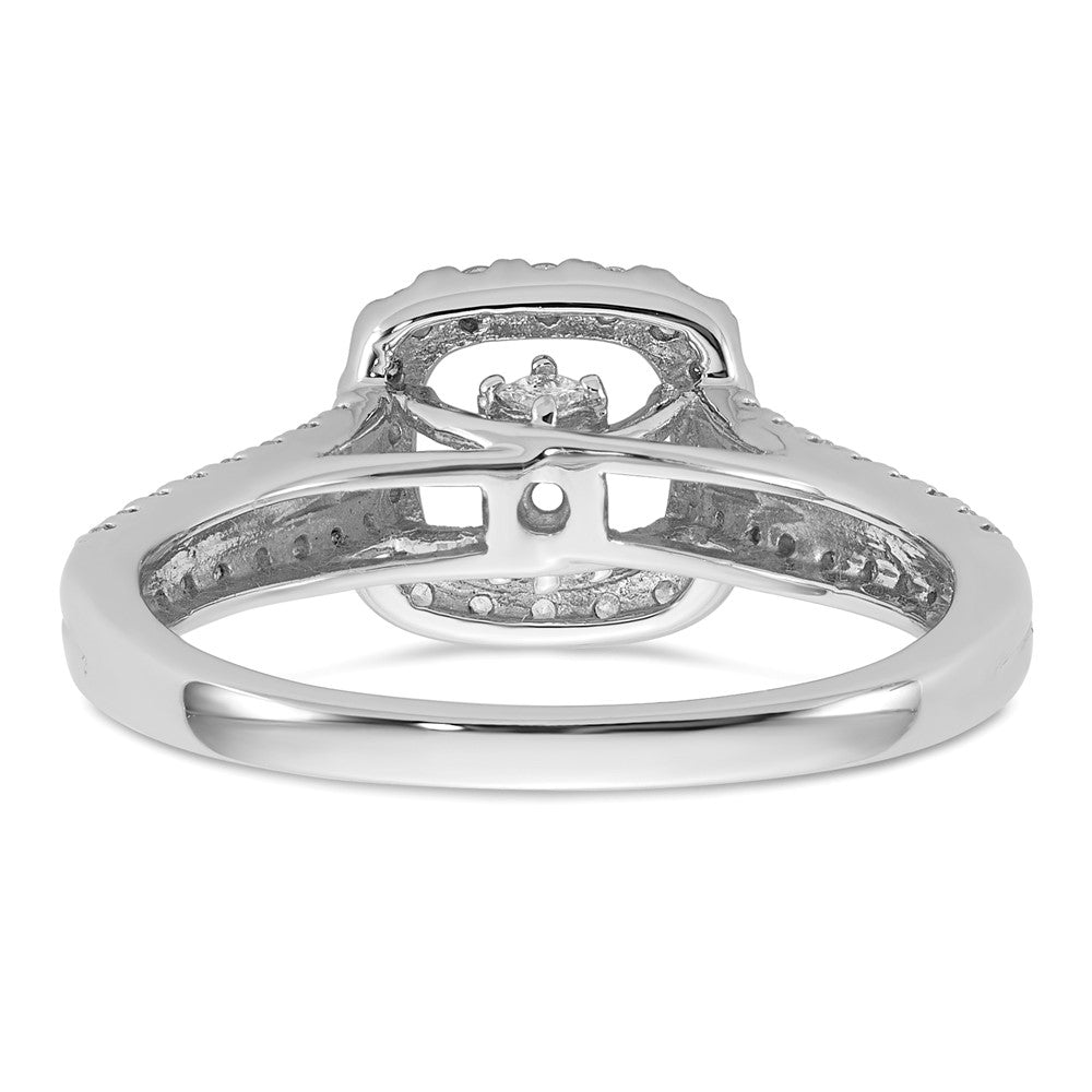 High-Quality 14K White Gold 1/2 Carat Diamond Engagement Ring - Stylish Value