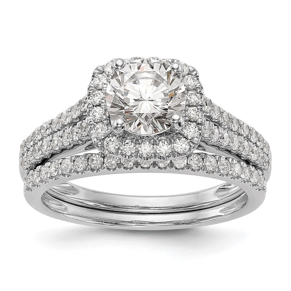 High-Quality 14K White Gold 1/2 Carat Diamond Engagement Ring - Stylish Value