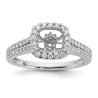 High-Quality 14K White Gold 1/2 Carat Diamond Engagement Ring - Stylish Value