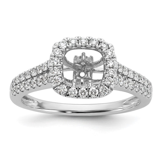 High-Quality 14K White Gold 1/2 Carat Diamond Engagement Ring - Stylish Value