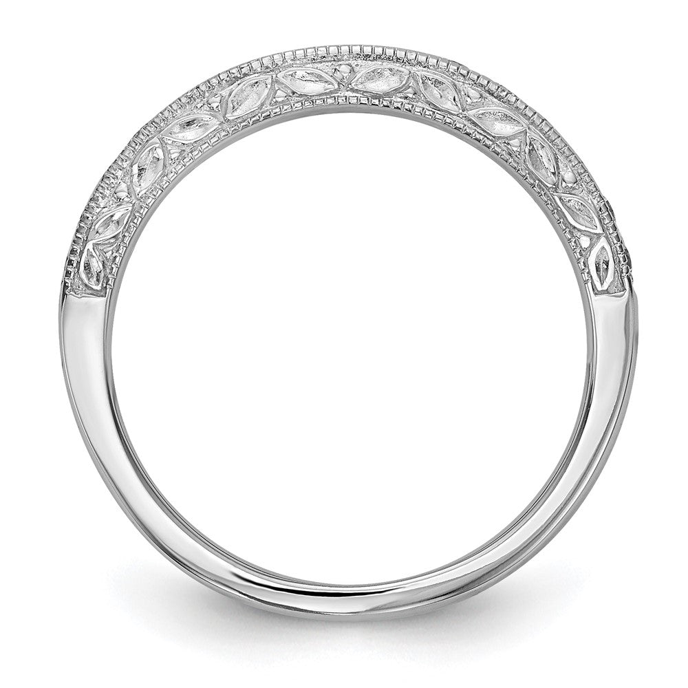 Designer 14K White Gold 1/4 Carat Diamond Wedding Band Set | Luxury Value Deal