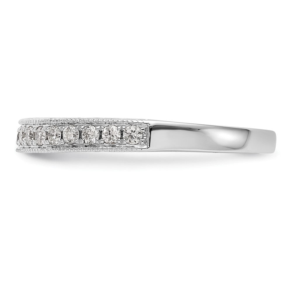 Designer 14K White Gold 1/4 Carat Diamond Wedding Band Set | Luxury Value Deal