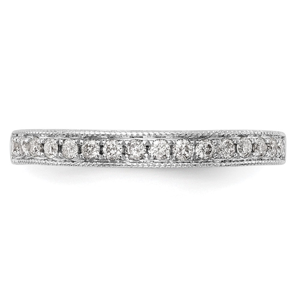 Designer 14K White Gold 1/4 Carat Diamond Wedding Band Set | Luxury Value Deal