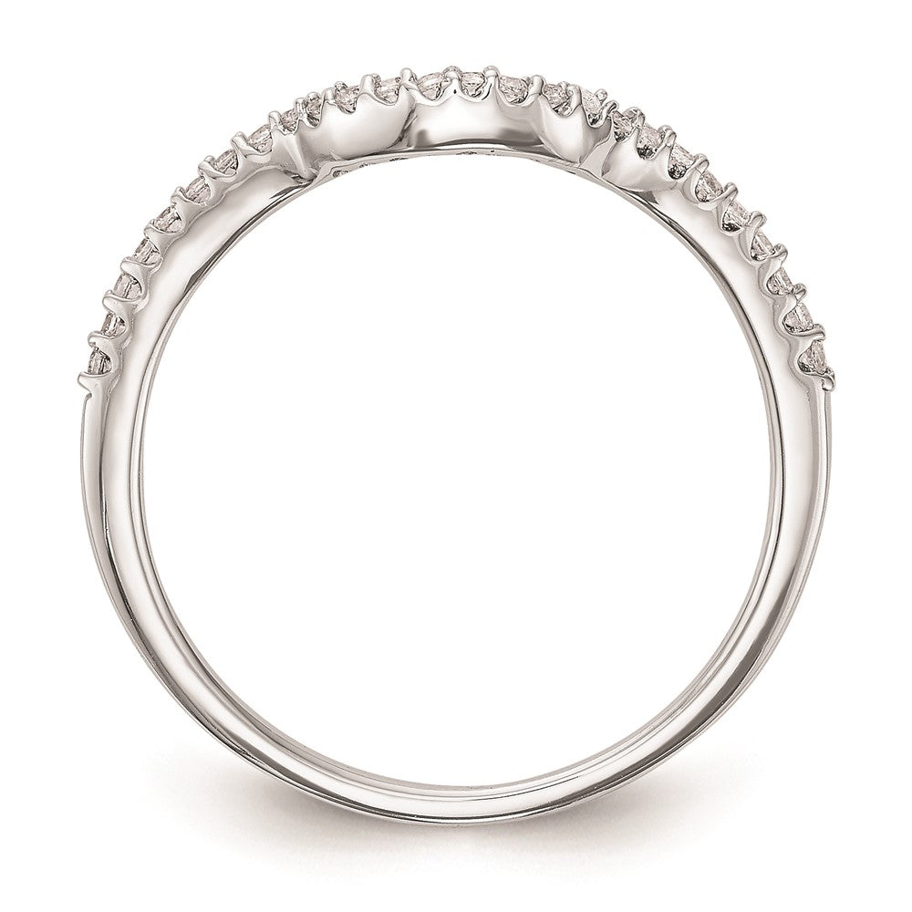 High-Quality 14K White Gold 1/8 Carat Wedding Band Setting - Stylish & Affordable