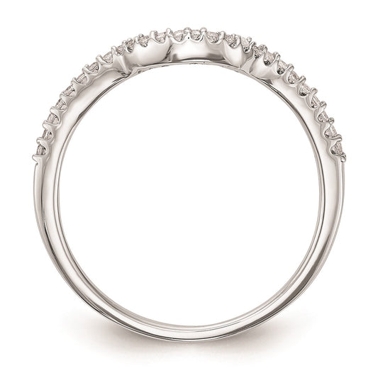 High-Quality 14K White Gold 1/8 Carat Wedding Band Setting - Stylish & Affordable
