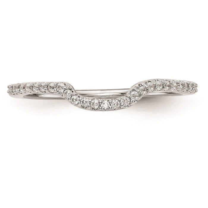 High-Quality 14K White Gold 1/8 Carat Wedding Band Setting - Stylish & Affordable-4