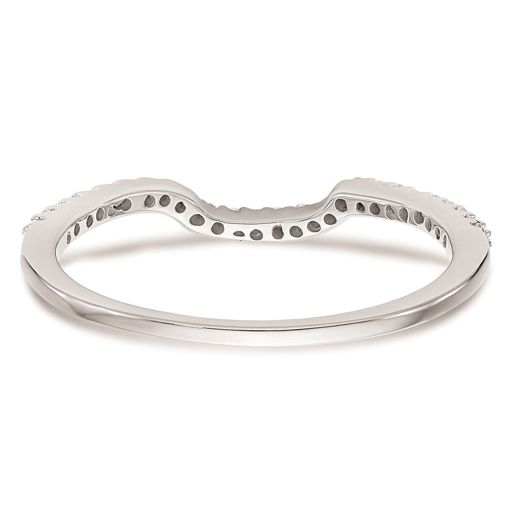 High-Quality 14K White Gold 1/8 Carat Wedding Band Setting - Stylish & Affordable