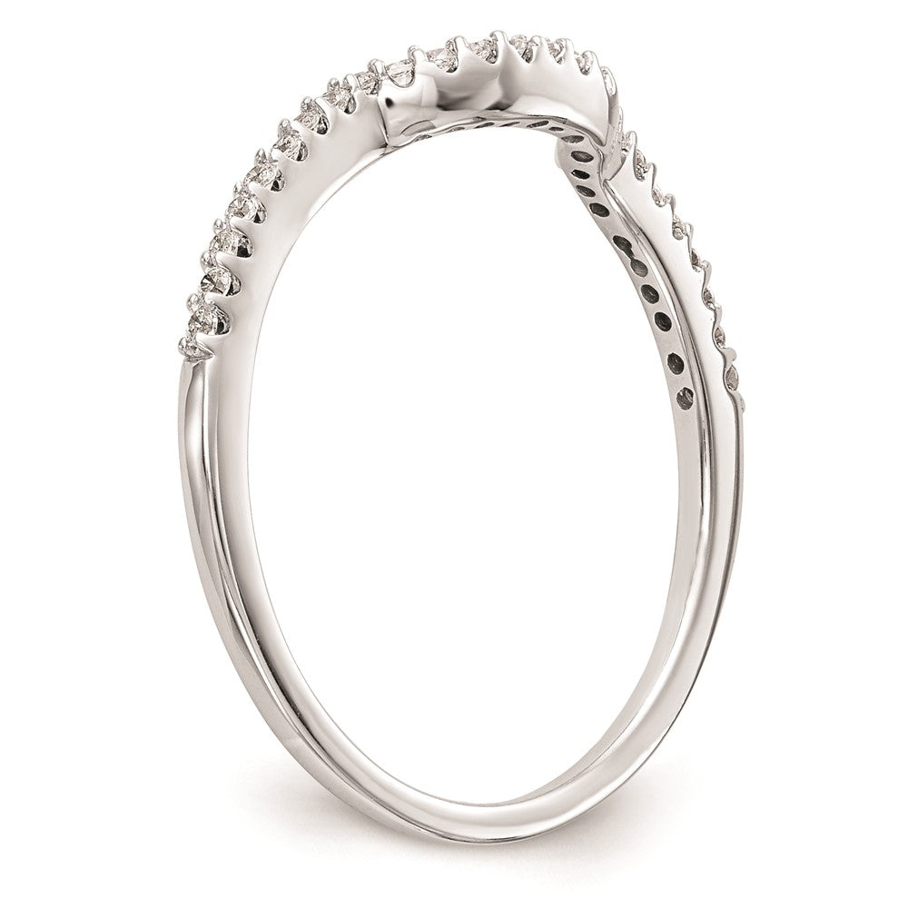 High-Quality 14K White Gold 1/8 Carat Wedding Band Setting - Stylish & Affordable
