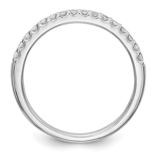 Buy Stylish 14K White Gold Wedding Band Set - 1/4 Carat Diamond Value