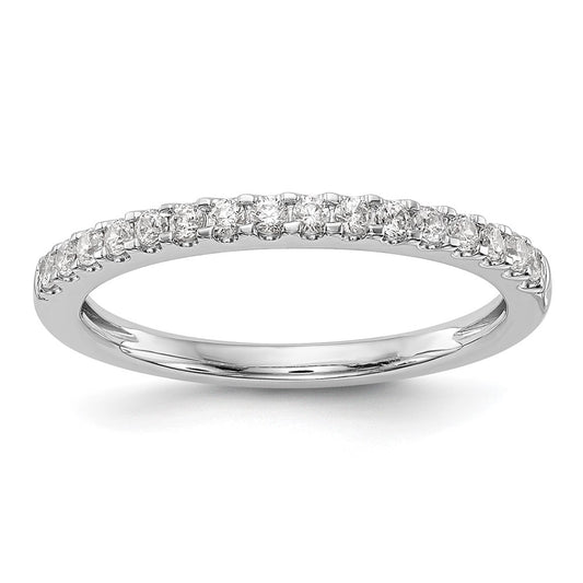 Buy Stylish 14K White Gold Wedding Band Set - 1/4 Carat Diamond Value