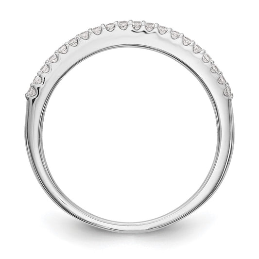 Exclusive 14K White Gold 1/6 Carat Diamond Eternity Wedding Band - Stylish Value