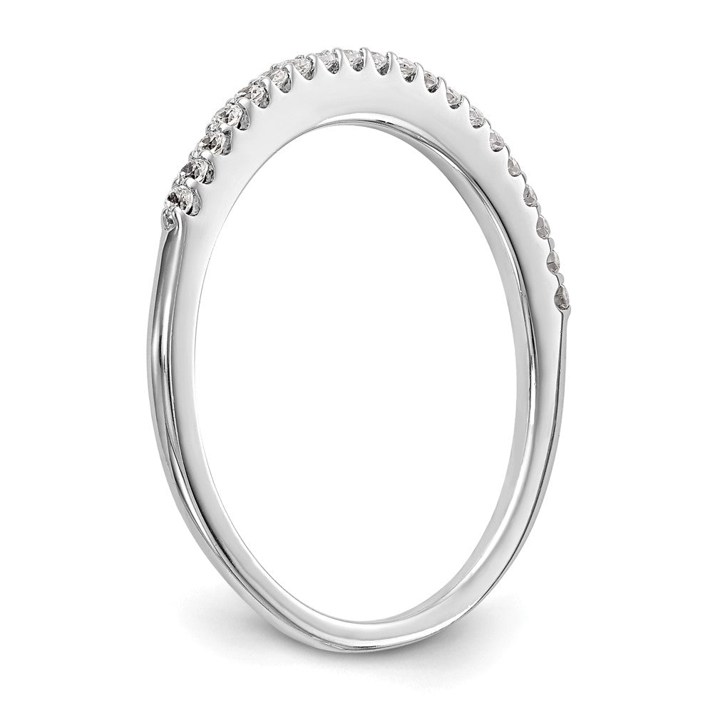Exclusive 14K White Gold 1/6 Carat Diamond Eternity Wedding Band - Stylish Value