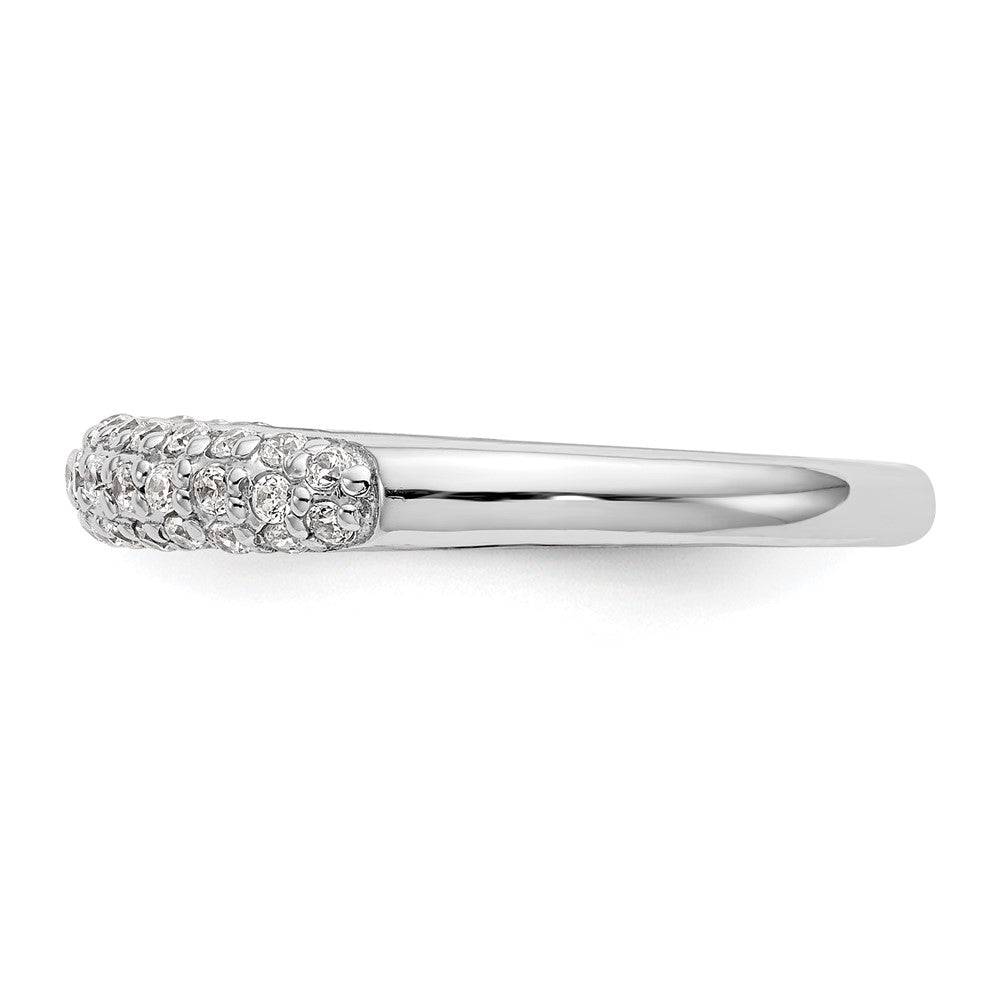 Buy Exclusive 14K White Gold 1/3 Carat Diamond Eternity Wedding Band - Luxury Value