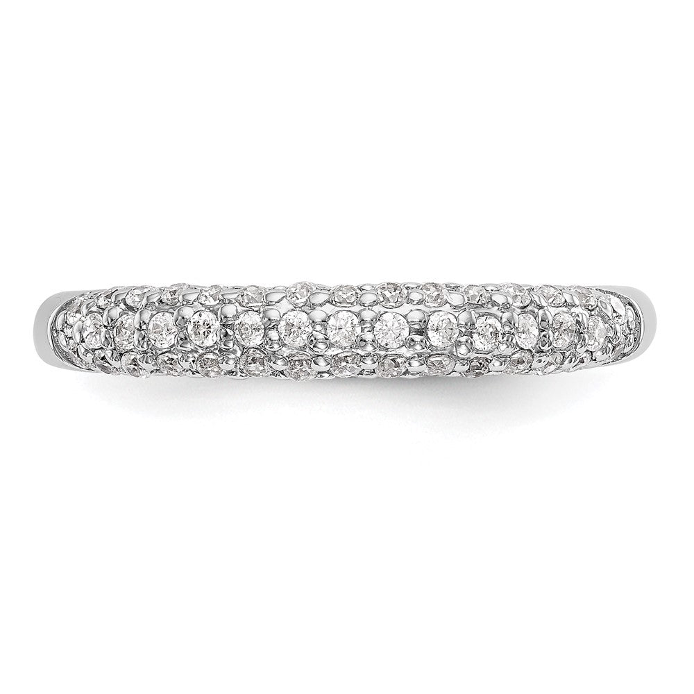 Buy Exclusive 14K White Gold 1/3 Carat Diamond Eternity Wedding Band - Luxury Value
