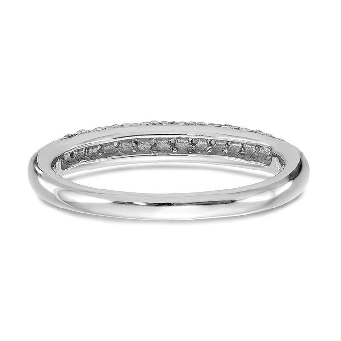 Buy Exclusive 14K White Gold 1/3 Carat Diamond Eternity Wedding Band - Luxury Value-5