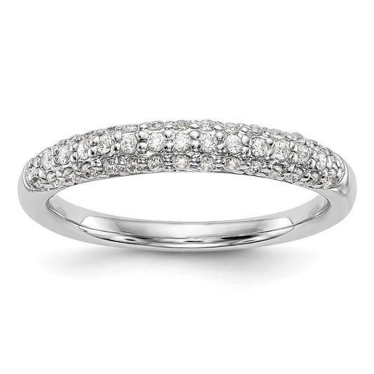 Buy Exclusive 14K White Gold 1/3 Carat Diamond Eternity Wedding Band - Luxury Value