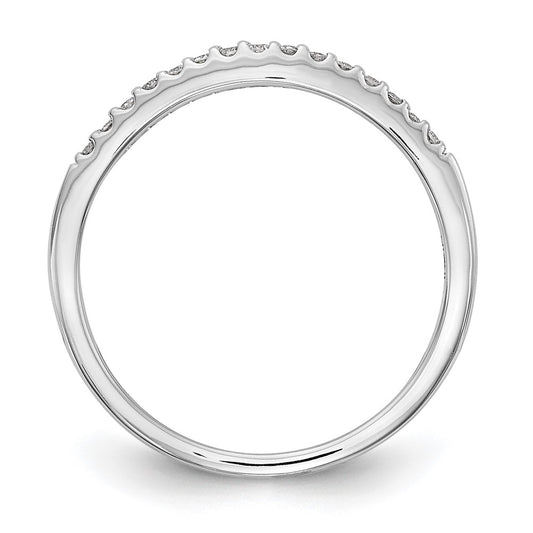 Buy Stylish 14K White Gold Diamond Wedding Band, 1/8 Carat Total Weight