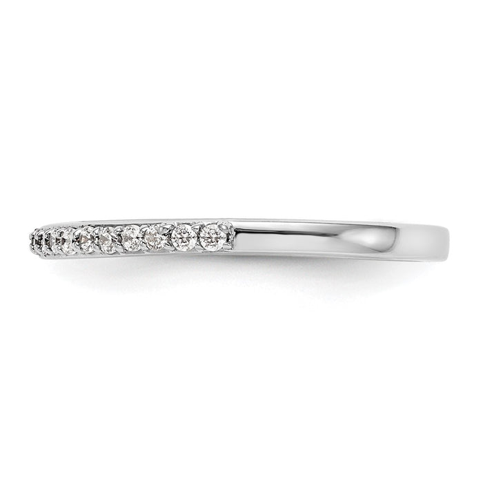 Buy Exclusive 14K White Gold 1/4 Carat Diamond Wedding Band Set - Stylish Value!-3