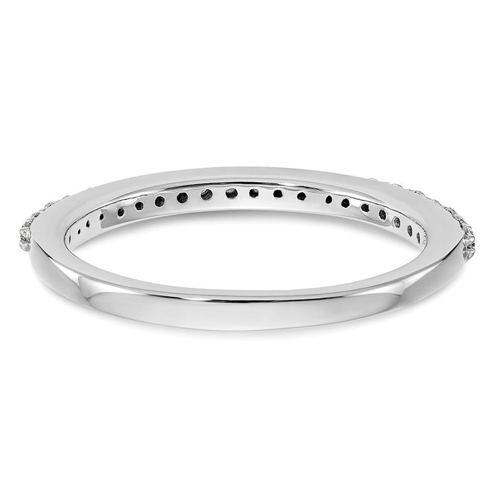 Buy Exclusive 14K White Gold 1/4 Carat Diamond Wedding Band Set - Stylish Value!-5