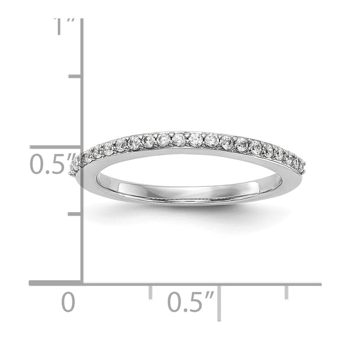 Buy Exclusive 14K White Gold 1/4 Carat Diamond Wedding Band Set - Stylish Value!-7