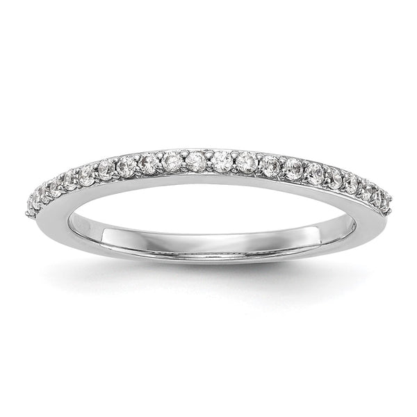 14K White Gold 1/4 Carat Diamond Wedding Band Set - Style GR1-1035434