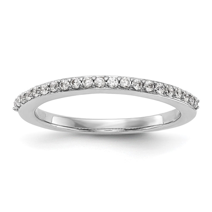 Buy Exclusive 14K White Gold 1/4 Carat Diamond Wedding Band Set - Stylish Value!-1