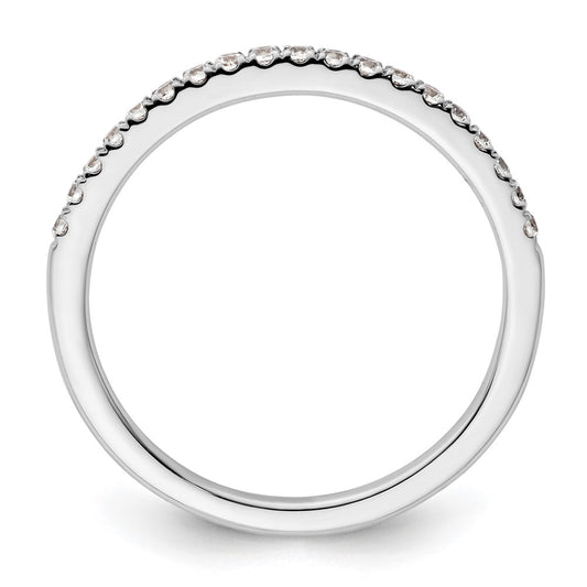 Order Stylish 14K White Gold Diamond Wedding Band - 1/5 Carat, Affordable Price
