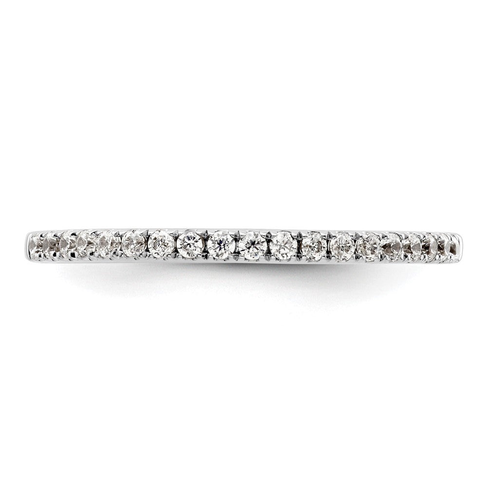 Order Stylish 14K White Gold Diamond Wedding Band - 1/5 Carat, Affordable Price