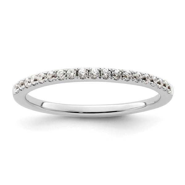 14K White Gold Diamond Wedding Band - 1/5 Carat - Style GR1-1022571
