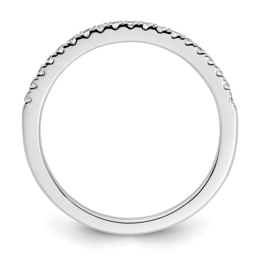 Buy Stylish 14K White Gold Wedding Band with 1/4 Carat Diamonds - Affordable Luxury