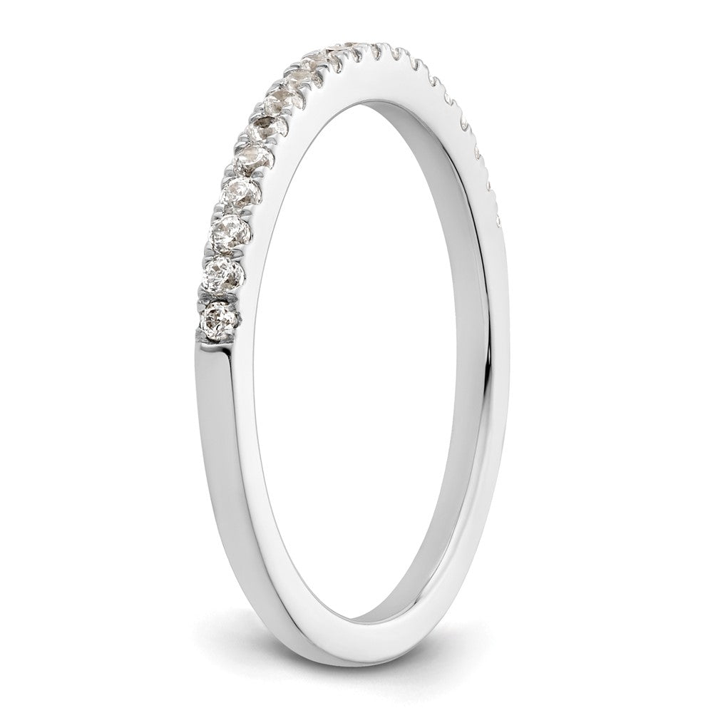 Buy Stylish 14K White Gold Wedding Band with 1/4 Carat Diamonds - Affordable Luxury
