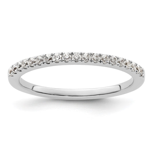 Buy Stylish 14K White Gold Wedding Band with 1/4 Carat Diamonds - Affordable Luxury