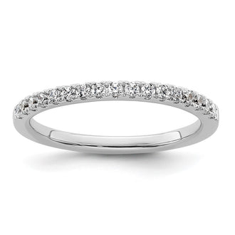 Buy Stylish 14K White Gold 1/4 Carat Diamond Eternity Wedding Band - Value!