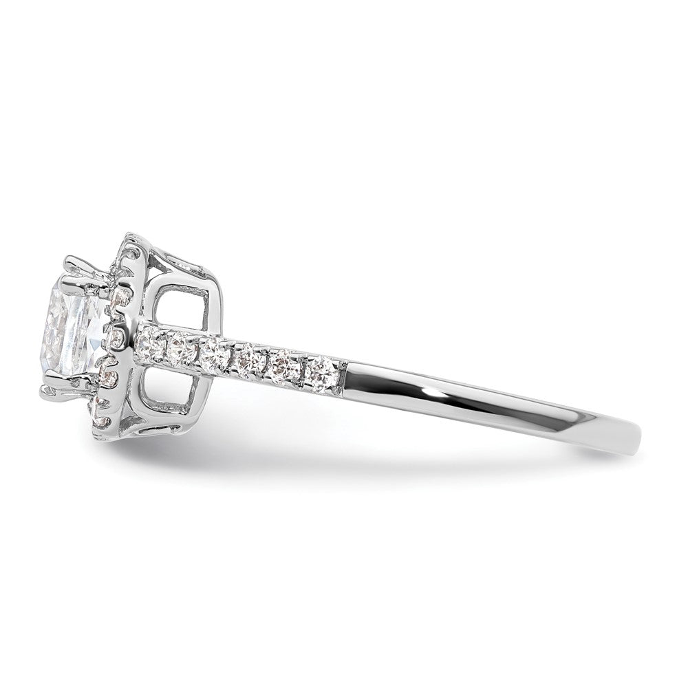 Buy Exclusive 14K White Gold Halo Semi-Mount Engagement Ring for 1.75 Carats
