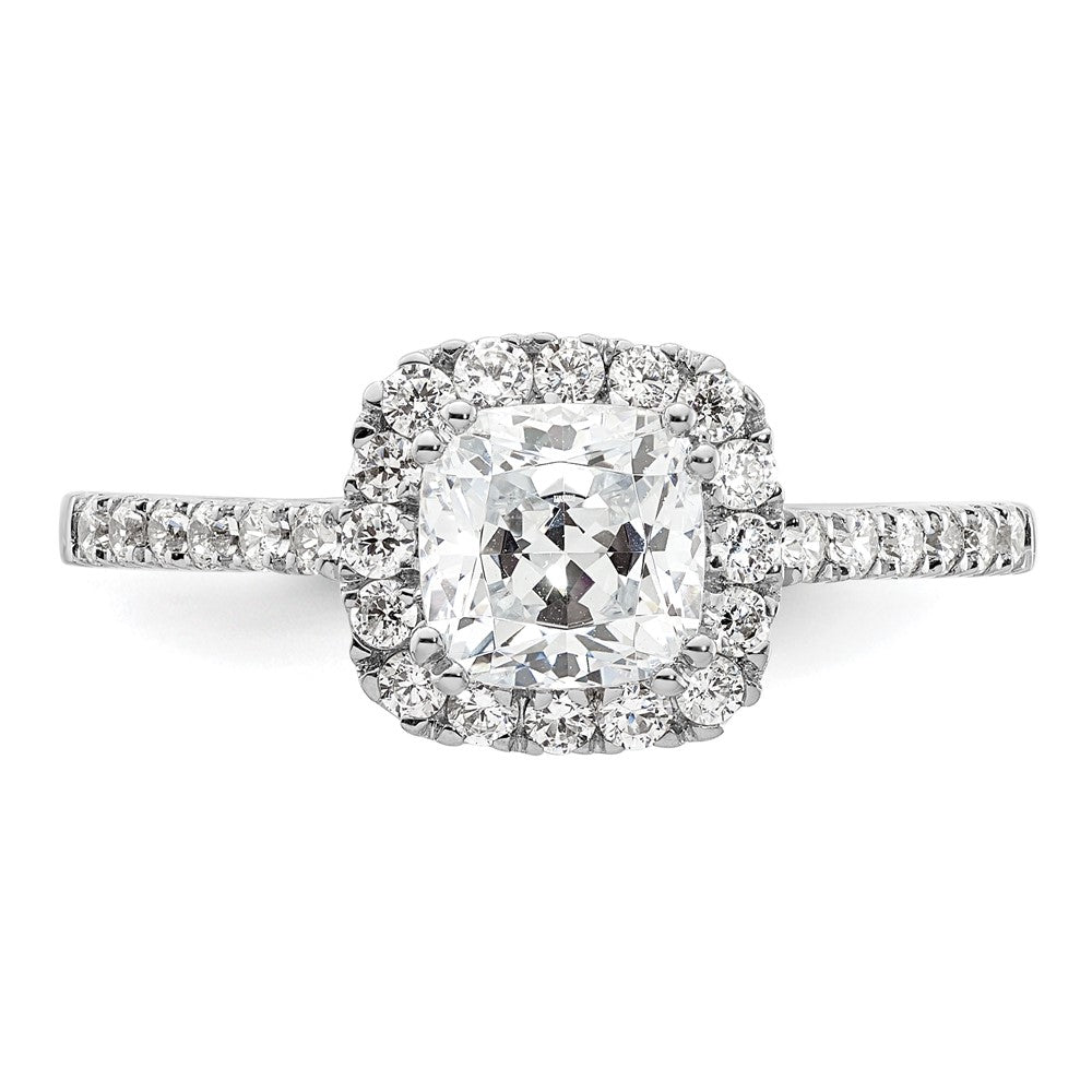 Buy Exclusive 14K White Gold Halo Semi-Mount Engagement Ring for 1.75 Carats
