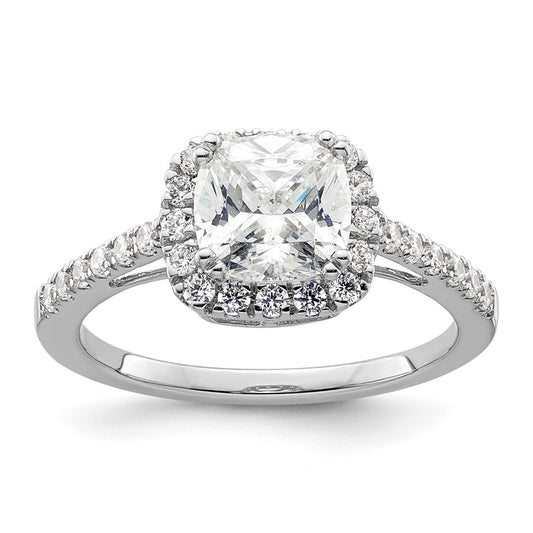 Buy Exclusive 14K White Gold Halo Semi-Mount Engagement Ring for 1.75 Carats
